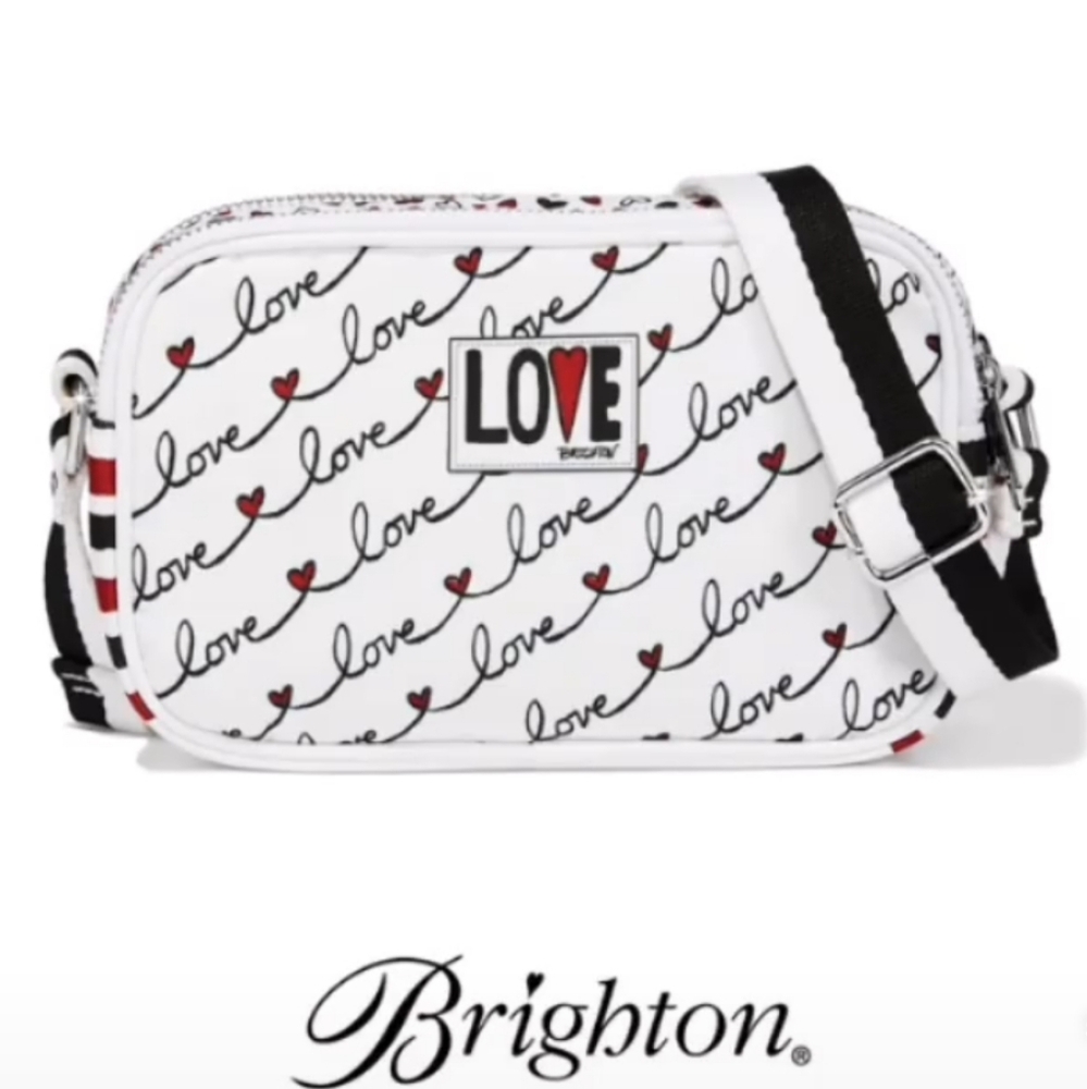 Brighton Love Scroll Cross Body Bag NWT